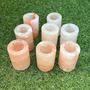 8 Himalayan Salt Shot Glasses